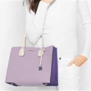 降价！MICHAEL Michael Kors 香芋紫色大号手提包