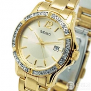 Seiko 精工 Crystal Dress系列 SUR714 女士水晶时尚腕表 $75（需用码）