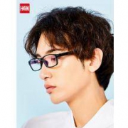 HAN 汉 HD3101 时尚黑框眼镜架+1.56防蓝光镜片