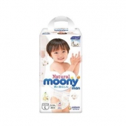 Moony 尤妮佳 Natural 皇家系列 婴儿纸尿裤 L号 44片 *4件