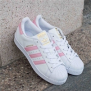 Adidas 阿迪达斯ORIGINALS 樱花粉大童金标贝壳