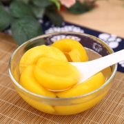 郡郡 糖水黄桃罐头 425g*6罐 酸甜可口 冰镇口味更佳 无防腐剂