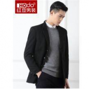 Hodo 红豆 男士休闲毛呢外套