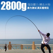 线下大牌 伽玛精工 黑岩 28调碳素鱼竿