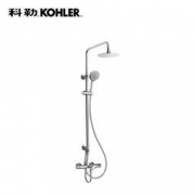 KOHLER 科勒淋浴柱花洒齐乐恒温淋浴柱花洒顶喷龙头套装挂墙式