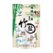 中盐 无碘盐 未加碘纯精竹盐 225g