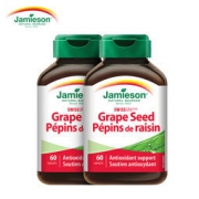 加拿大进口 Jamieson 健美生 葡萄籽浓缩复合片 60片*4瓶