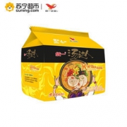 苏宁SUPER会员：GS 统一 汤达人 酸酸辣辣豚骨面 130g*5袋装*10件