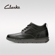 限尺码！Clarks 其乐 高端UN系列 男士真皮系带休闲靴
