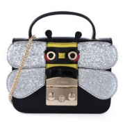 FURLA 芙拉 METROPOLIS 904028 B BLR6 4TA 女士黑色蜜蜂时尚手提包
