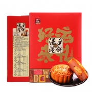 中秋提前购！5分商品！深港食品 广式月饼9枚560g精美礼盒装