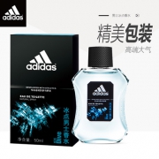 赠400ml洗发露+250ml沐浴露，阿迪达斯 男士古龙香水 50ml