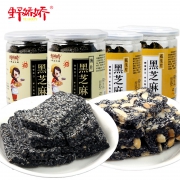 零添加 野娇娇 黑芝麻片花生酥糖235g*4