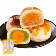 知味观 肉松莲蓉蛋黄酥 100g*2盒*2件 百年老字号