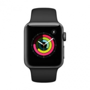 18点：Apple 苹果 Watch Series 3智能手表 GPS款 38毫米 黑色