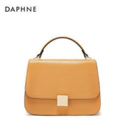 Daphne 达芙妮 2018春季新款韩版复古单肩包 女包1018183030 卡其色