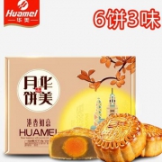 华美 港香如意中秋月饼礼盒 480g