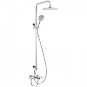 KOHLER 科勒 K-21088T-9-CP 齐乐恒温三出水淋浴柱