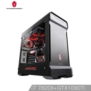 ThundeRobot  雷神 神谕801 组装台式机（i7-7820X、X299、GTX1080Ti、512GB、RM850x、侧透铝箱）