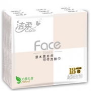 C&S 洁柔 粉Face 手帕纸 4层6片*18包