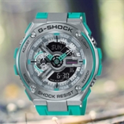 新品首降： CASIO 卡西欧 G-SHOCK 爵士乐概念 GST-410-2AJF 男士双显运动腕表