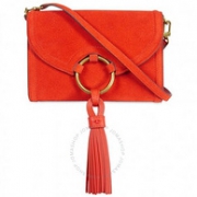 Tory Burch 汤丽柏琦 Tassel Suede 女士单肩包