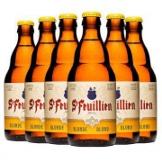 St-Feuillien 圣佛洋 金啤酒 330ml*6瓶 *2件 *3件