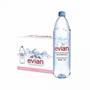 Evian 依云 天然矿泉水塑料瓶 整箱装 1.25L*12瓶