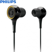2日8点：PHILIPS 飞利浦 SHE6000 耳塞式耳机 黑色
