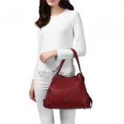 COACH 蔻驰 EDIE 31系列 女士纯色手提单肩包 大号 57125