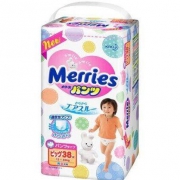 kao 花王 Merries 妙而舒 纸尿裤 XL 38片 *2件