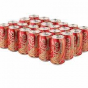 Coca-Cola 可口可乐 碳酸饮料香草味 355毫升/瓶*24