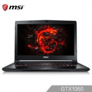 MSI 微星 GS43VR 7RE-220CN GTX1060 6G 14英寸轻薄游戏笔记本(i7-7700HQ 8G 1T+128GSSD Killer 赛睿背光)黑