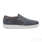 镇店之宝，ECCO 爱步 Soft 1柔酷1号 男士真皮休闲板鞋40056405375