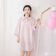 网易严选 纯棉娃娃领睡裙 2色