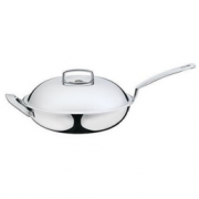 WMF 福腾宝 不锈钢中华炒锅 32cm