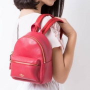 COACH 蔻驰 MINI CHRISTIE 女士牛皮双肩包 F38263