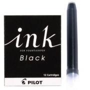 PILOT 百乐 IRF-12S-B 钢笔墨水囊 黑色 12只装  *7件