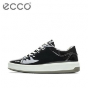国内￥1799，ECCO 爱步 Soft 9 柔酷9号 女士漆皮系带休闲鞋 $79.05
