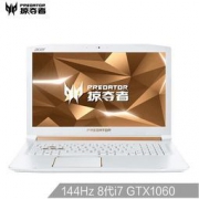 Predator 掠夺者 HELIOS 300 15.6英寸白金限量版 游戏笔记本电脑（i7-8750H 8G 256G PCIe GTX1060 6G IPS）