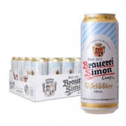 PLUS会员：Kaisersimon 凯撒西蒙 小麦白啤酒 500ml*24听