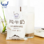圣湖青海特产纯牛奶 200g*12袋