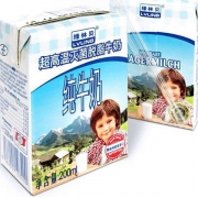 LVLINB 绿林贝 脱脂纯牛奶 200ml*24盒 *4件 +凑单品