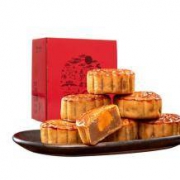10点：五芳斋 官方 广式月饼礼盒 8饼8口味640g