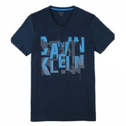 CALVIN KLEIN 卡尔文·克莱  403K251 男士V领LOGO印花T恤 *2件 +凑单品