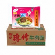 豫竹 红烧牛肉干脆面 80g*18袋 *4件