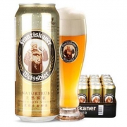 限PLUS会员，临期 德国进口 Franziskaner 教士 小麦白啤酒 500ml*24听