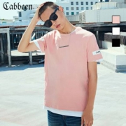 2018夏季新款，商场同款 Cabbeen 卡宾 男士字母印花短袖T恤