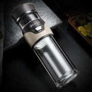 一滴水 Edish 茶水分离双层玻璃杯 450ml