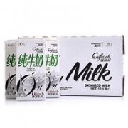 12点前立减20元：上质 欧诺鲜 脱脂牛奶 1L*12整箱